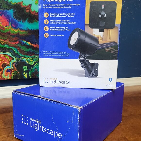 Set of 2 Smart Wireless Motion Sensor and Spotlights ~ NIB - Picture 1 of 7